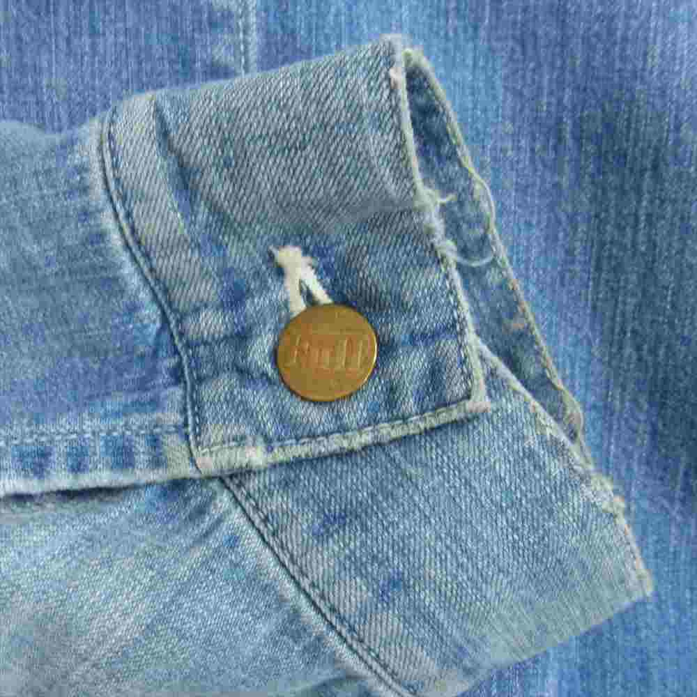 FULLCOUNT フルカウント 2908-1 Denim Short Coverall デニム ショート カバーオール インディゴブルー系 42【中古】