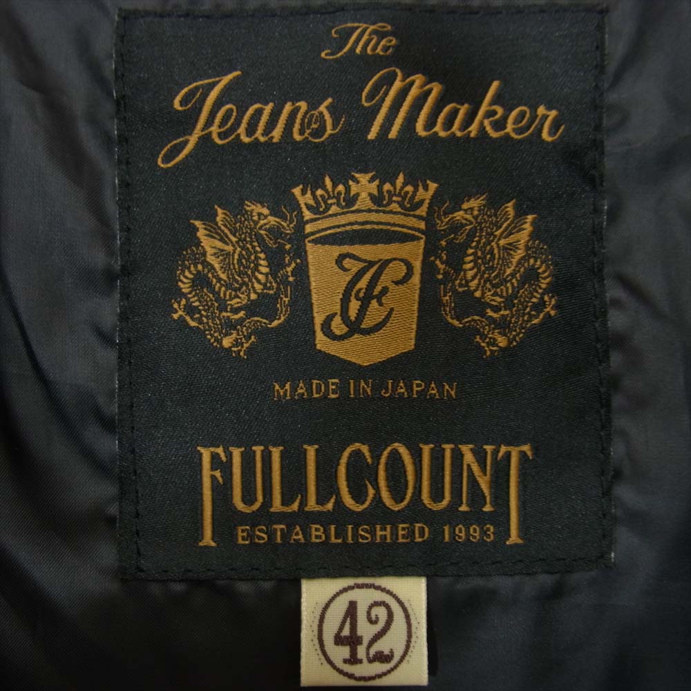 FULLCOUNT フルカウント 2873 HOODED WINDPROOF HIKING ANORAK ハイキング アノラック パーカ ブラック系 42【中古】