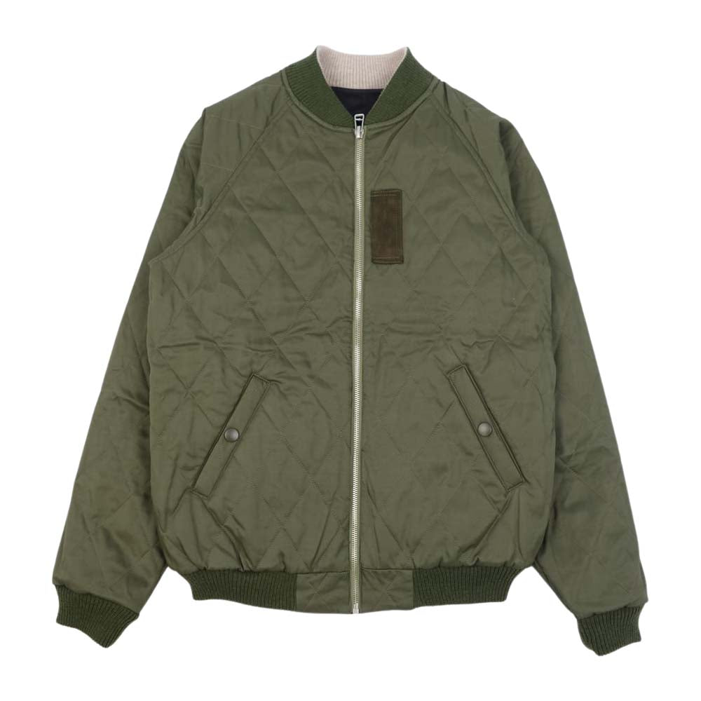 FULLCOUNT フルカウント 2874 SOUVENIR JACKET SKA JAN リバーシブル スーベニア ジャケット スカジャン ブラック系 カーキ系 42【中古】