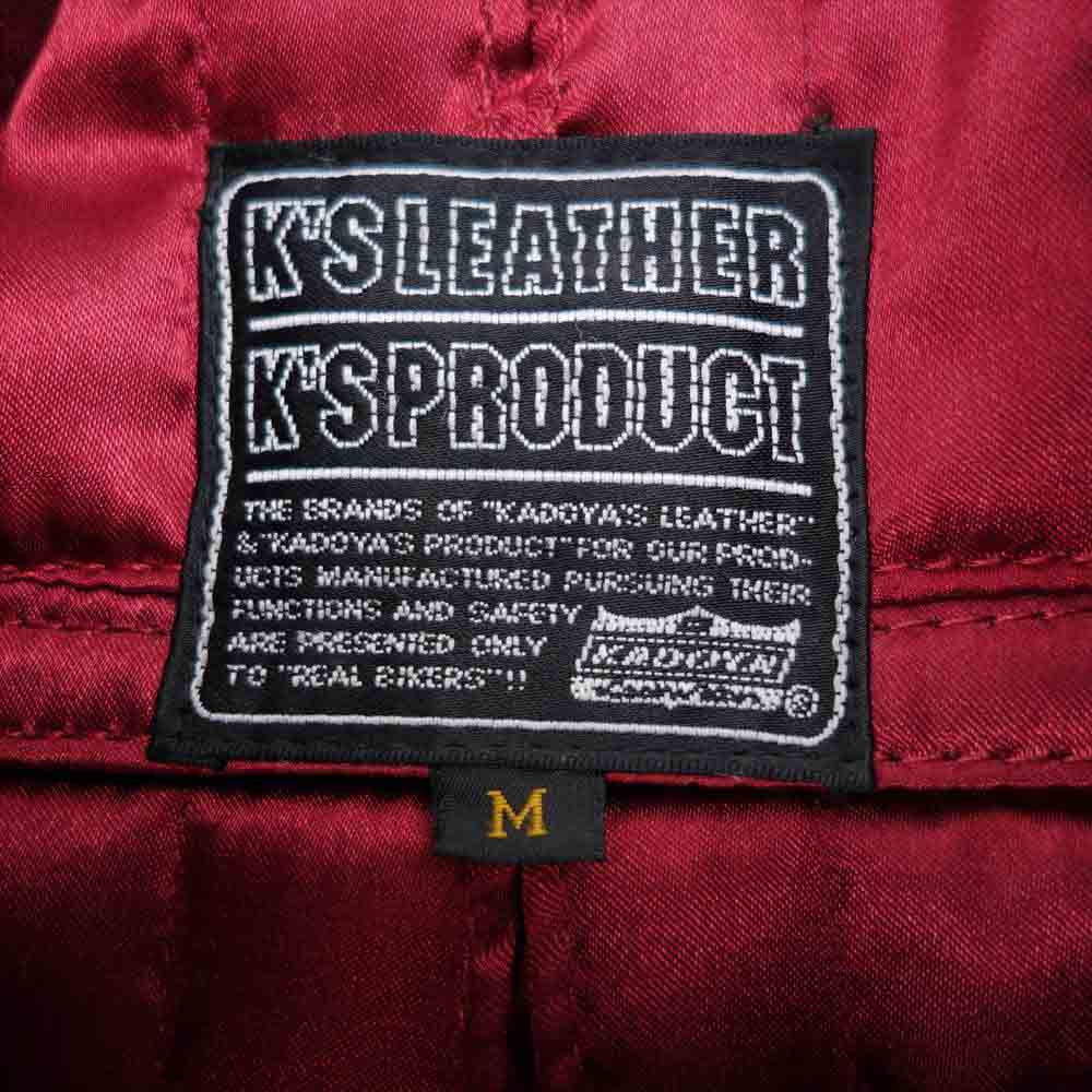 KADOYA カドヤ KPXMS-099 KS プロダクト ウエストベルト シングル レザー ジャケット【中古】