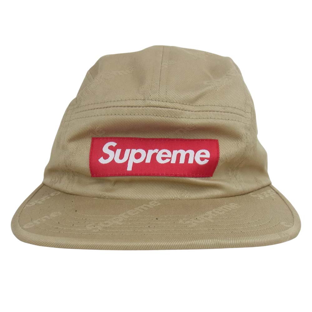 Supreme シュプリーム 19AW 19AW Jacquard Camp Cap ジャガード キャンプ キャップ ベージュ系【極上美品】【中古】