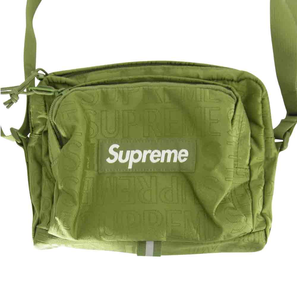 Supreme シュプリーム 19SS Shoulder bag ショルダーバッグ グリーン系【極上美品】【中古】