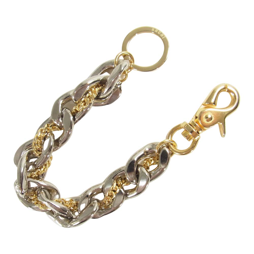 Sacai サカイ 20SS 20-05109 Hybrid Anklet ハイブリッド アンクレット ブレスレット シルバー系【中古】