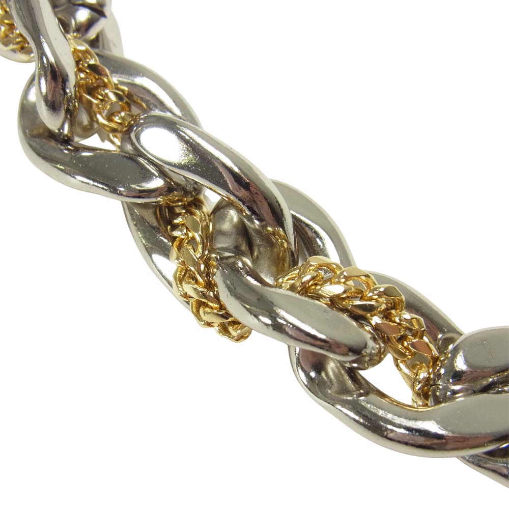Sacai サカイ 20SS 20-05109 Hybrid Anklet ハイブリッド アンクレット ブレスレット シルバー系【中古】