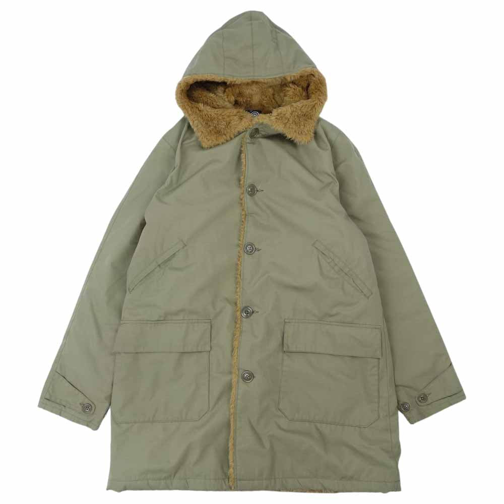 サウスツーウエストエイト Army Coat 裏ボア ミリタリー アーミー コート カーキ系 S【中古】