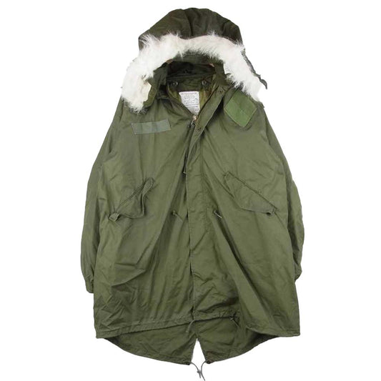 M-65 フィールド コート モッズ パーカー フルセット ジャケット カーキ系 S【中古】