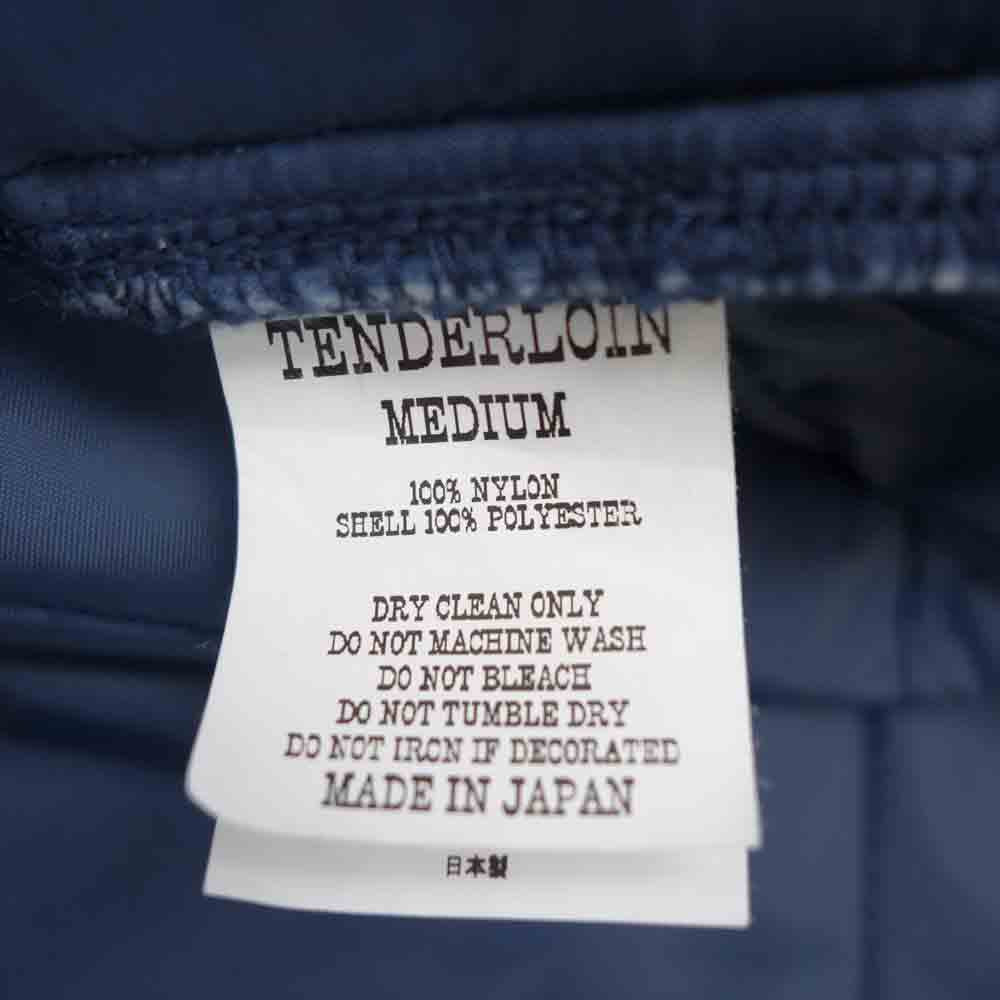 TENDERLOIN テンダーロイン T-WORK VEST ワッペン キルティング ワーク ベスト ネイビー系 M【中古】