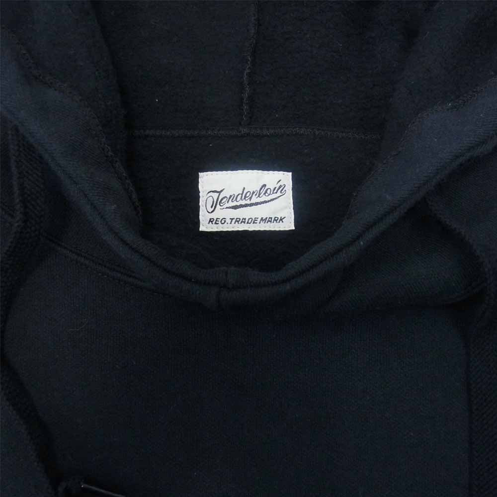 TENDERLOIN テンダーロイン T-SWEAT PARKA ボルネオスカル スウェット パーカー ブラック系 M【中古】