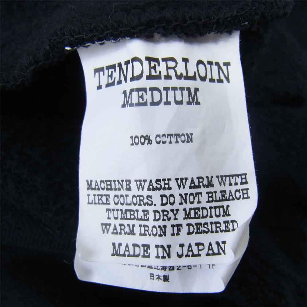 TENDERLOIN テンダーロイン T-SWEAT PARKA ボルネオスカル スウェット パーカー ブラック系 M【中古】