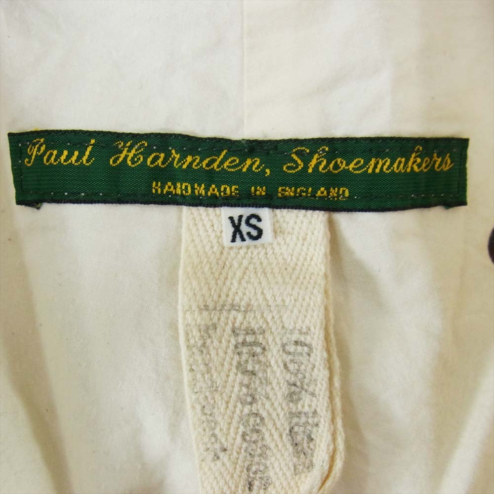 Paul Harnden ポールハーデン オイルドリネンヘリンボーン サルエル パンツ オフホワイト系 XS【中古】