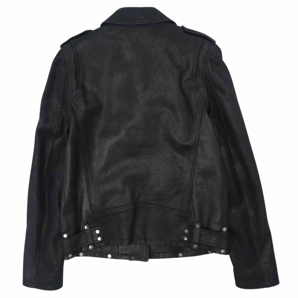 BALMAIN バルマン フランス製 ラムレザー ダブルライダース【極上美品】【中古】