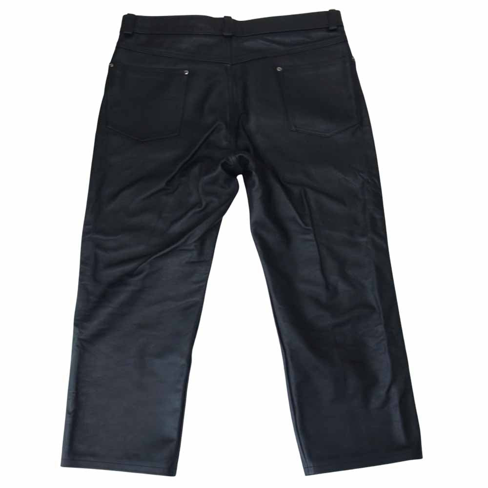 schott ショット Leather Pants レザー パンツ ブラック系 40【中古】
