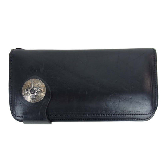 BACKBONE バックボーン CONCHA WALLET コンチョ ウォレット ブラック系【中古】
