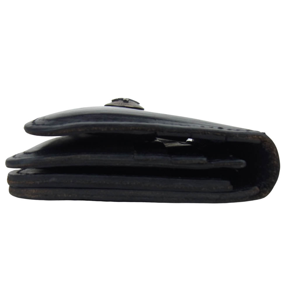 BACKBONE バックボーン CONCHA WALLET コンチョ ウォレット ブラック系【中古】