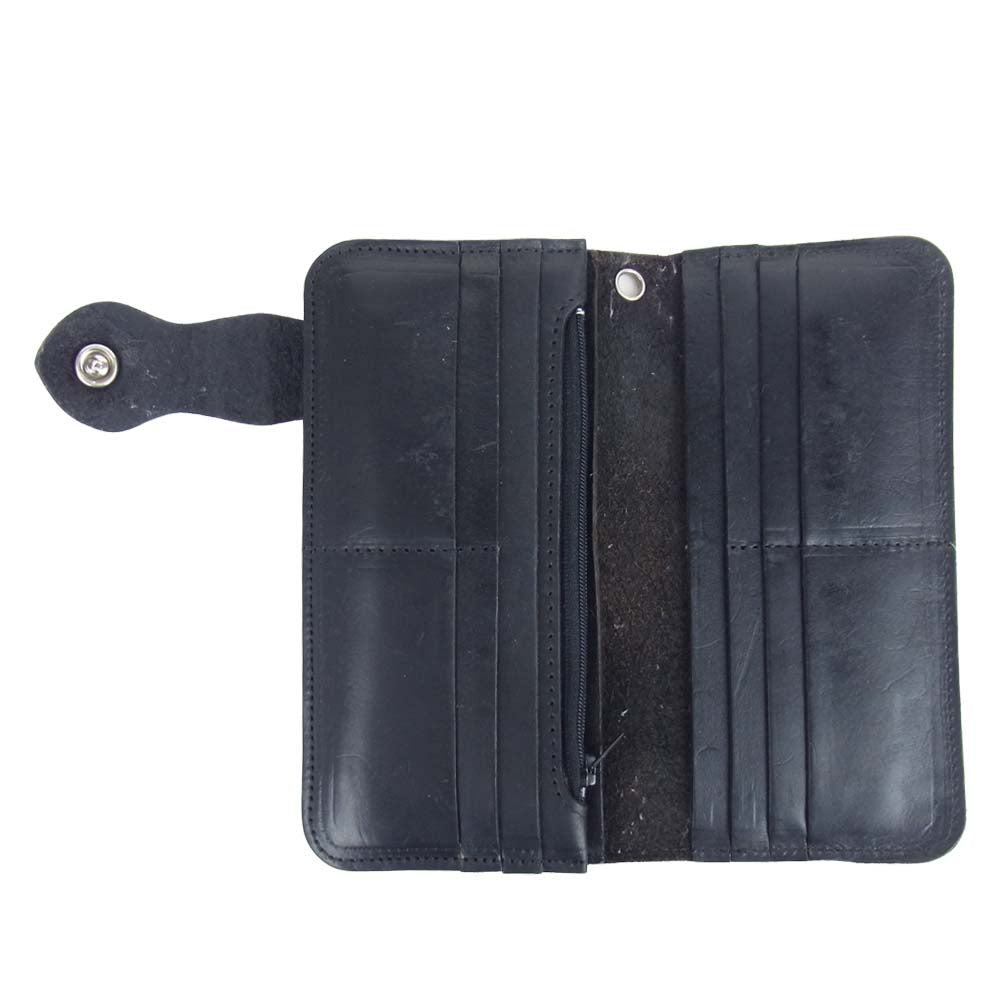 BACKBONE バックボーン CONCHA WALLET コンチョ ウォレット ブラック系【中古】