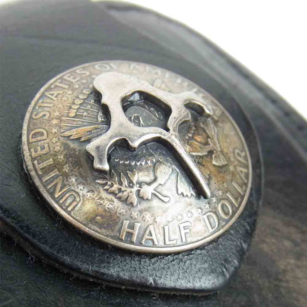 BACKBONE バックボーン CONCHA WALLET コンチョ ウォレット ブラック系【中古】