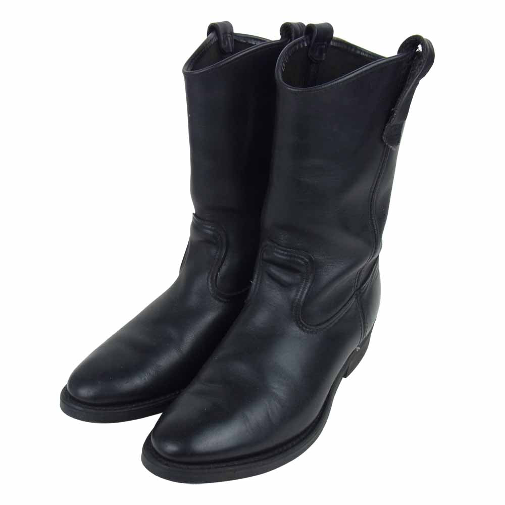 RED WING レッドウィング 8155 PECOS BOOTS 縦羽 ペコス ブーツ ブラック系 10E【中古】