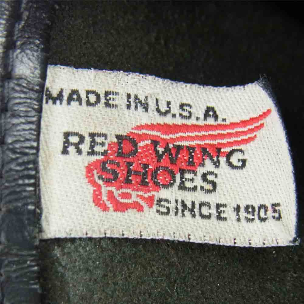 RED WING レッドウィング 8155 PECOS BOOTS 縦羽 ペコス ブーツ ブラック系 10E【中古】