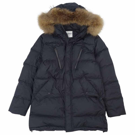 NANGA ナンガ P-MU-13E  AURORA HALF COAT オーロラ ダウン ハーフ コート ブラック系 M【美品】【中古】