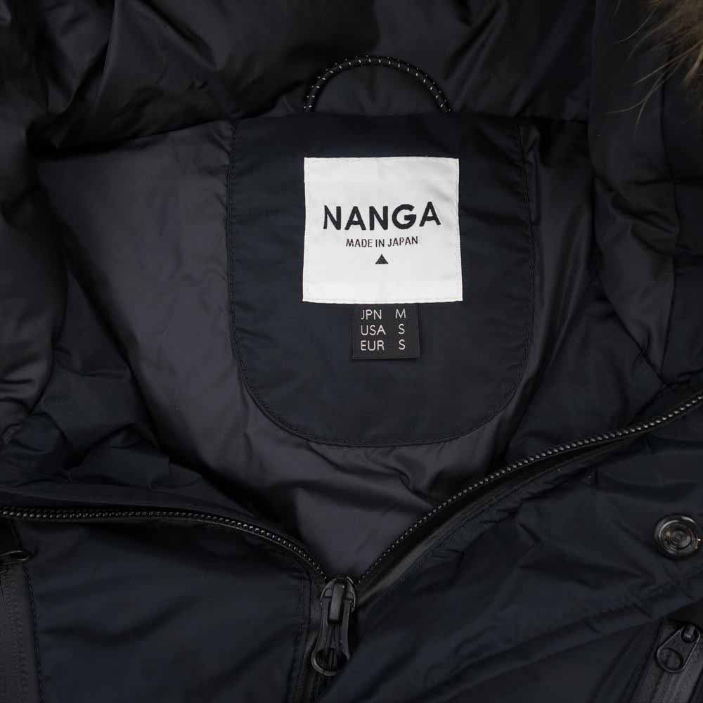 NANGA ナンガ P-MU-13E  AURORA HALF COAT オーロラ ダウン ハーフ コート ブラック系 M【美品】【中古】