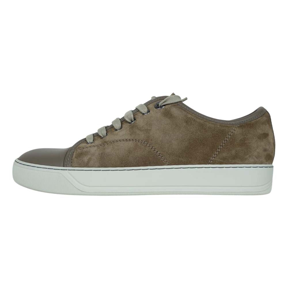 LANVIN ランバン ポルトガル製 スエード レザー スニーカー ライトブラウン系 6【美品】【中古】