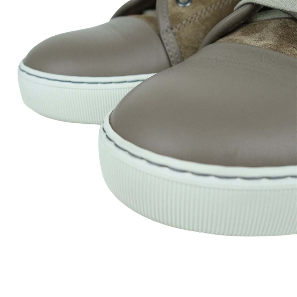 LANVIN ランバン ポルトガル製 スエード レザー スニーカー ライトブラウン系 6【美品】【中古】