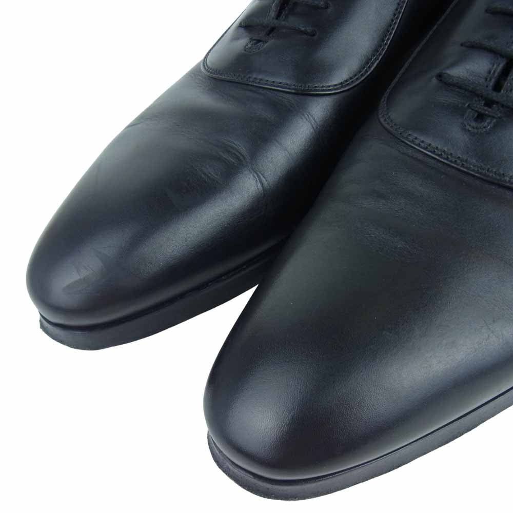 GUCCI グッチ イタリア製 内羽根 プレーントゥ シューズ ブラック系【中古】