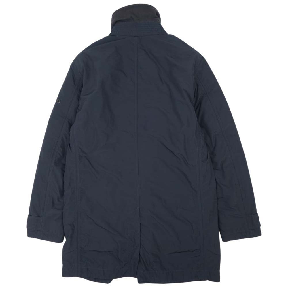 STONE ISLAND ストーンアイランド Micri Reps Mac マイクロ レップス 中綿 ステンカラー コート ブルー系 グレー系 M【中古】