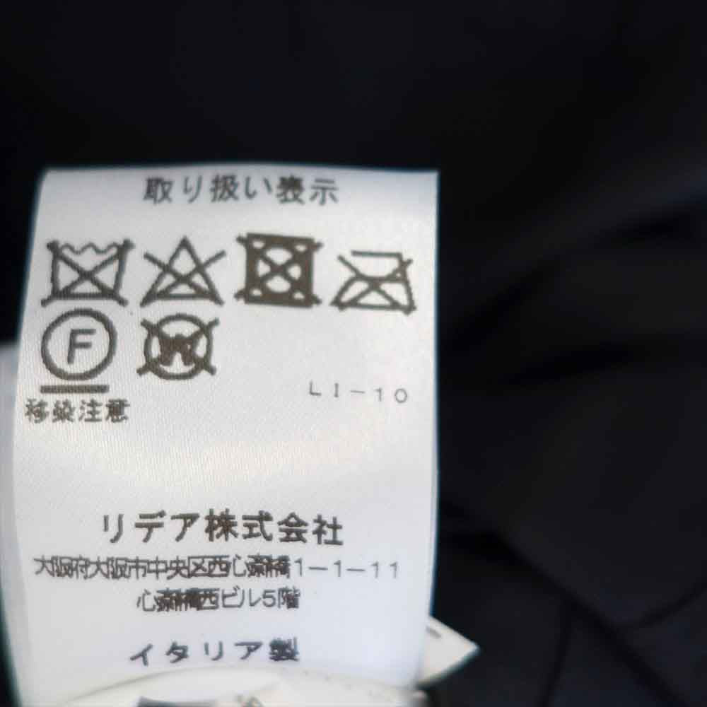 キーレッド 66180 国内正規品 KEAP カシミヤ100％ リバーシブル ステンカラー コート ブラック系 48【美品】【中古】