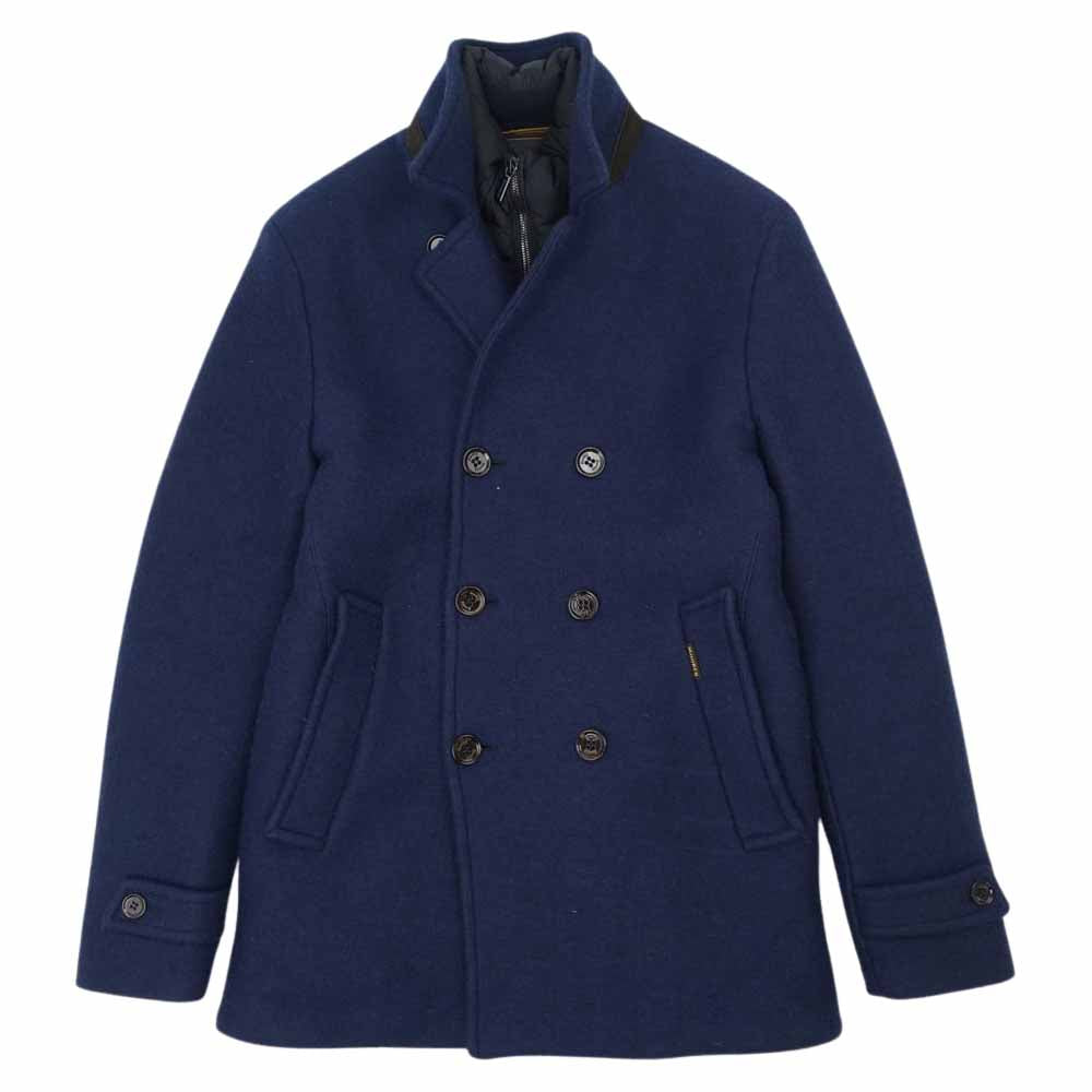 ムーレー BOLGI HM5 カシミヤ100％ ダウン Pコート ネイビー系 48【中古】
