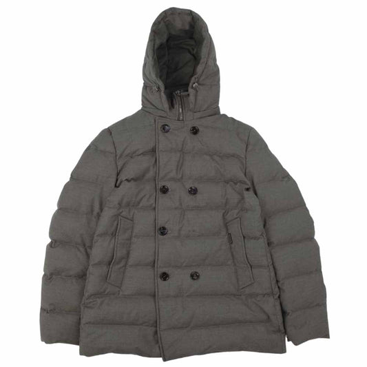 ムーレー FLORIO LL1 カシミヤ混ウール ダウン ジャケット チャコール系 50【中古】