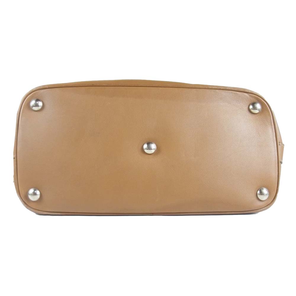 GUCCI グッチ 297279 GG レザー ハンドバッグ ブラウン系【中古】