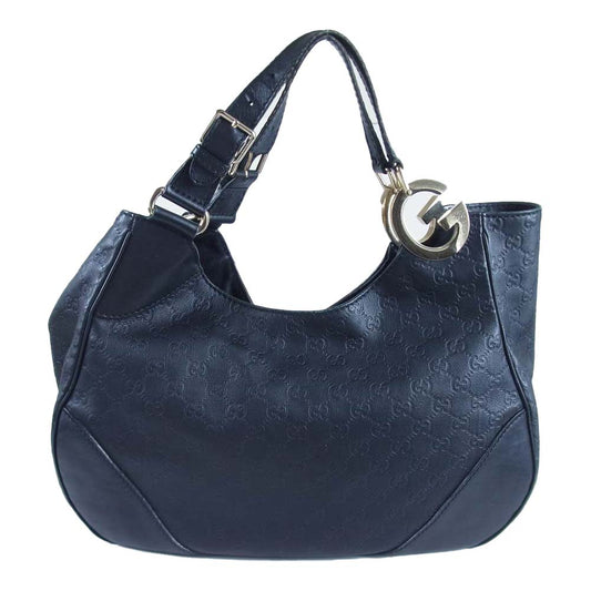 GUCCI グッチ 203504 Gディティール トートバッグ ブラック系【中古】