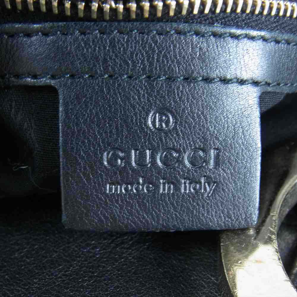 GUCCI グッチ 203504 Gディティール トートバッグ ブラック系【中古】