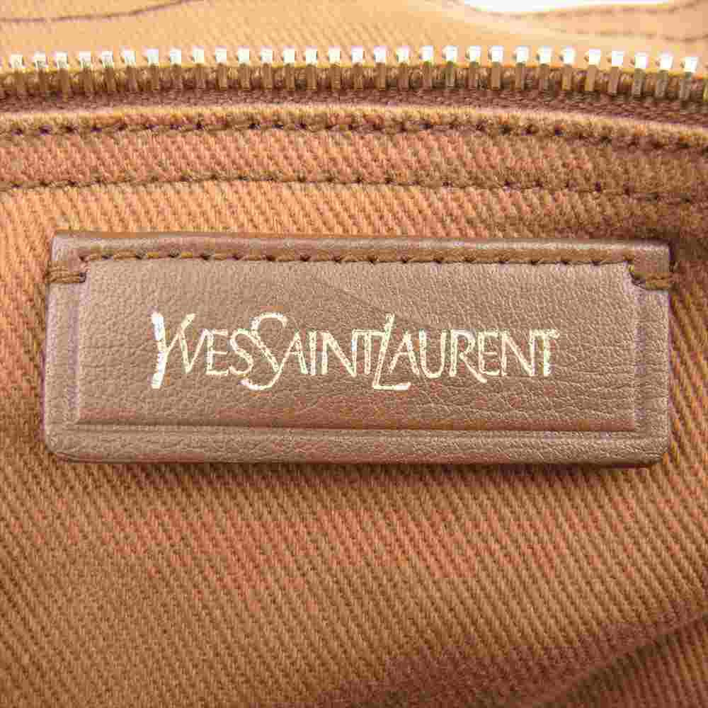 YVES SAINT LAURENT イヴサンローラン 229680 ミューズ トゥ ハンドバッグ ブラウン系【中古】
