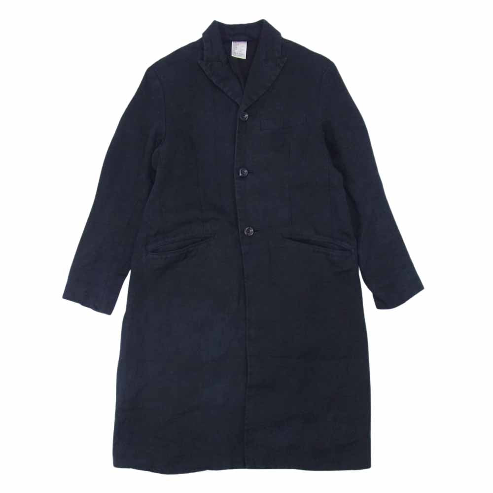 EEL イール E-13107 mono-tone coat モノトーン コート ブラック系 XS【中古】