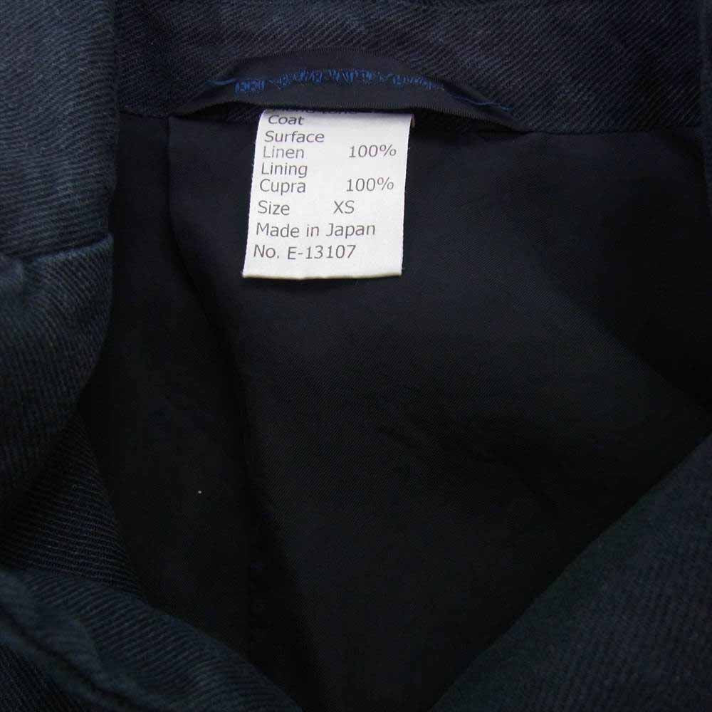 EEL イール E-13107 mono-tone coat モノトーン コート ブラック系 XS【中古】