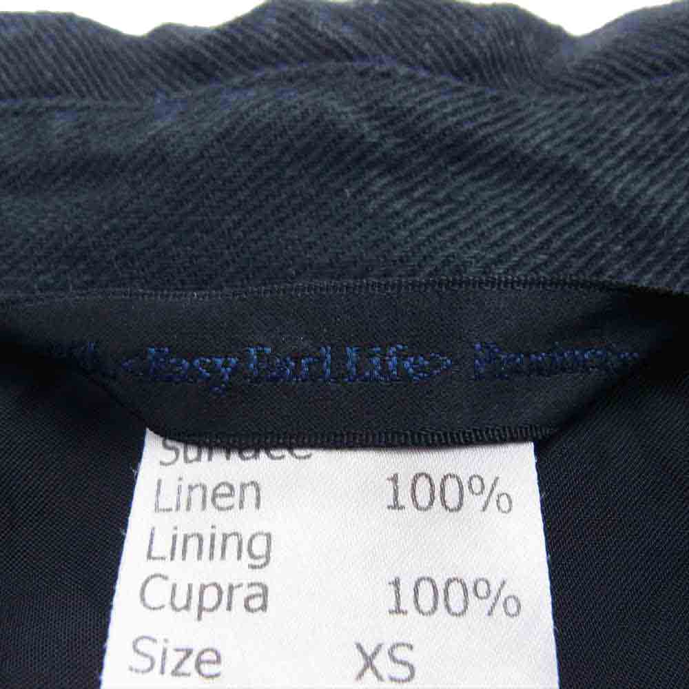 EEL イール E-13107 mono-tone coat モノトーン コート ブラック系 XS【中古】