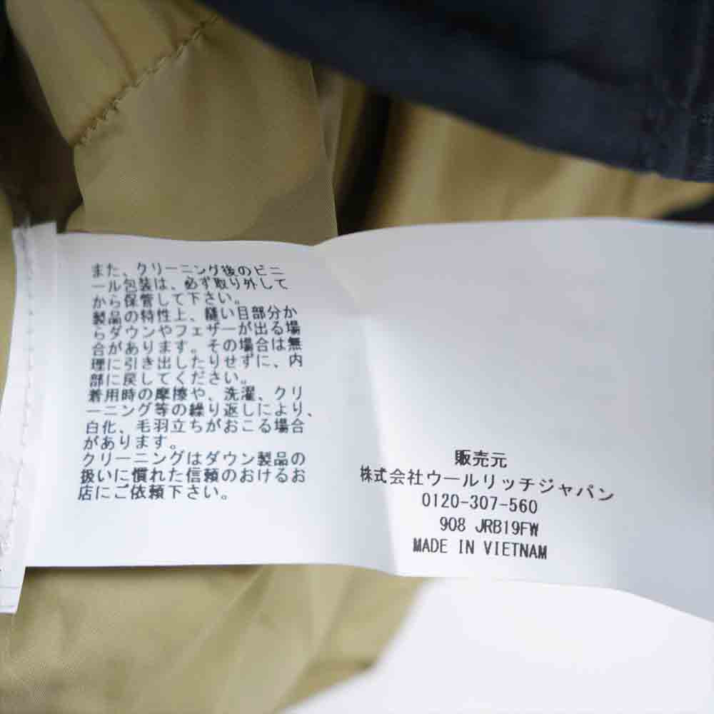 WOOLRICH ウールリッチ wocps2919 国内正規品 ARCTIC PARKA ML アークティックパーカ ML ブラック系 USA Sサイズ　EU Mサイズ【中古】