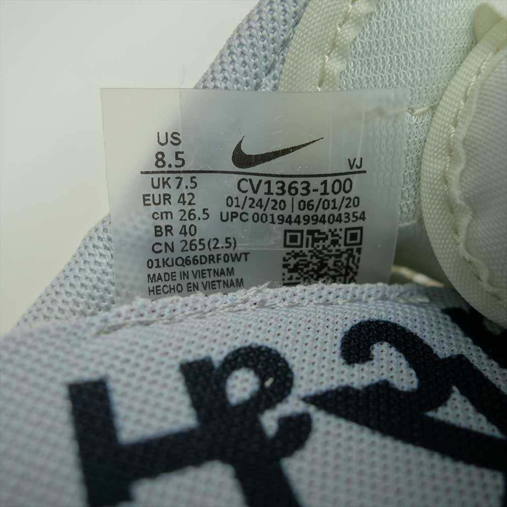 NIKE ナイキ CV1363 100 サカイ Sacai VAPOR WAFFLE ROYAL FUCHSIA ヴェイパーワッフル スニーカー ロイヤル フクシア ホワイト系 26.5cm【新古品】【未使用】【中古】