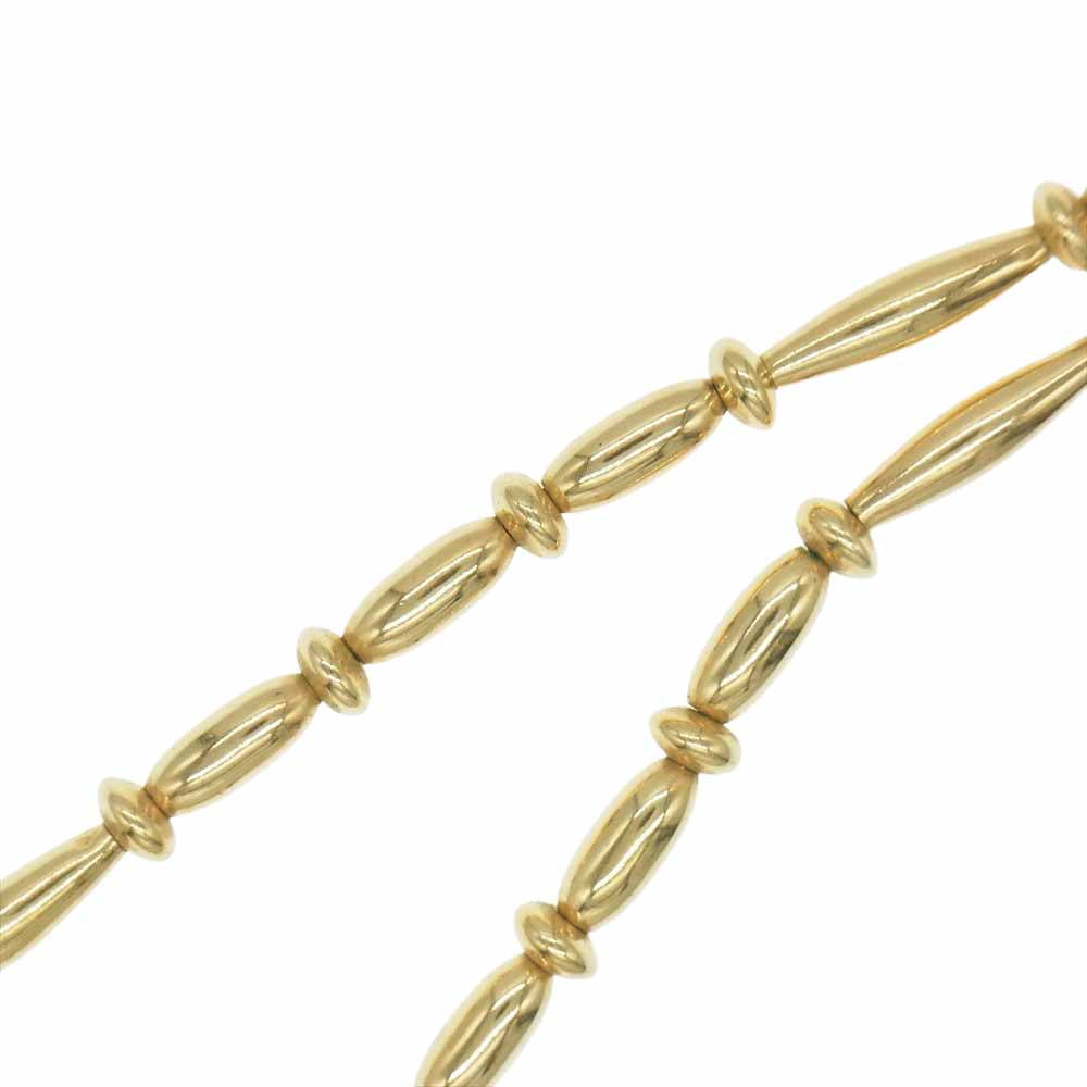 ビンゴブラザーズ K14GF ビーズネックレス シルバーフック ゴールド系