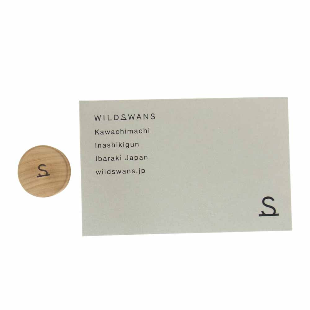 WILDSWANS ワイルドスワンズ イングリッシュ ブライドル レザー コイン ケース ネイビー系【中古】