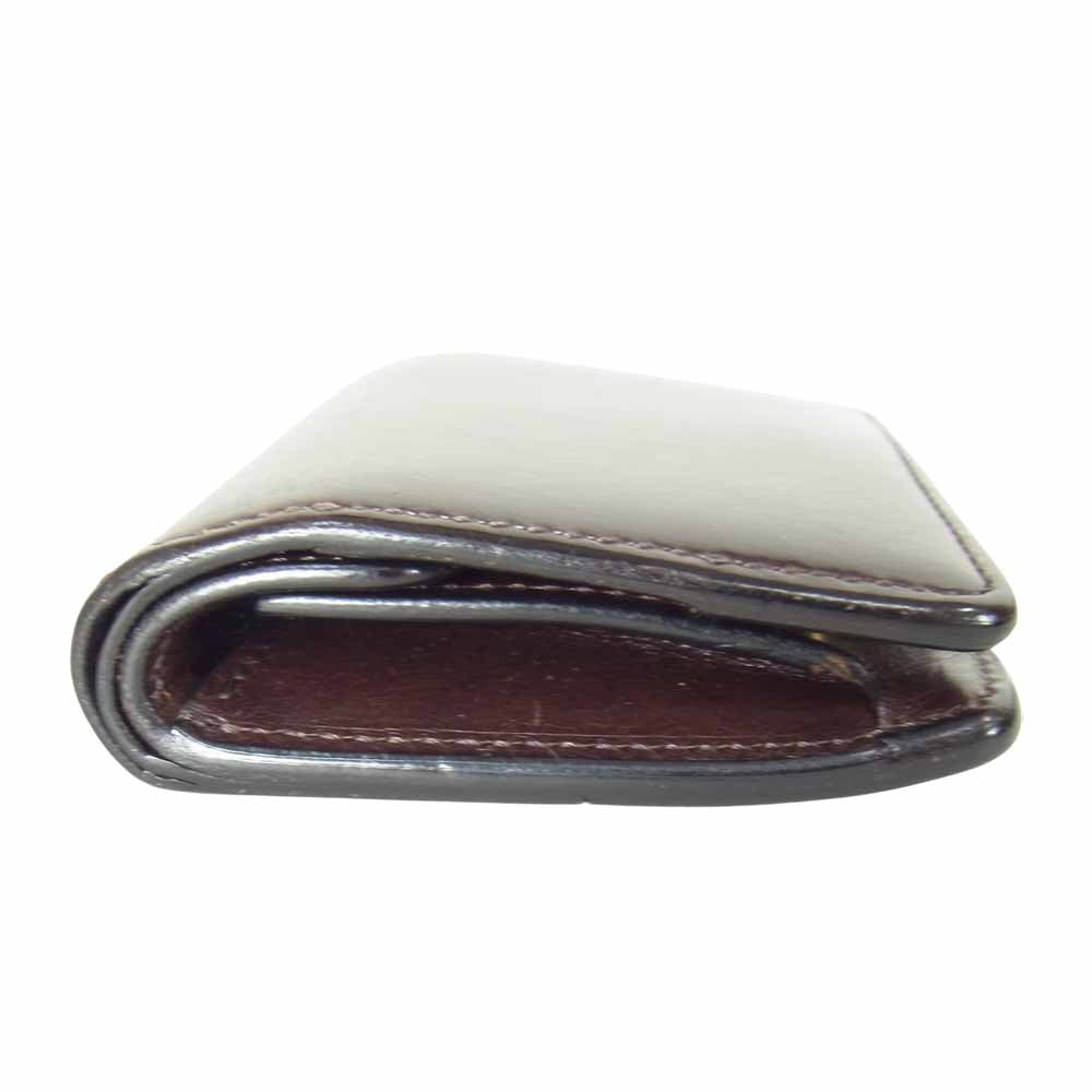 WILDSWANS ワイルドスワンズ KF-003 サドルプルアップ レザー コイン ケース ダークブラウン系【中古】