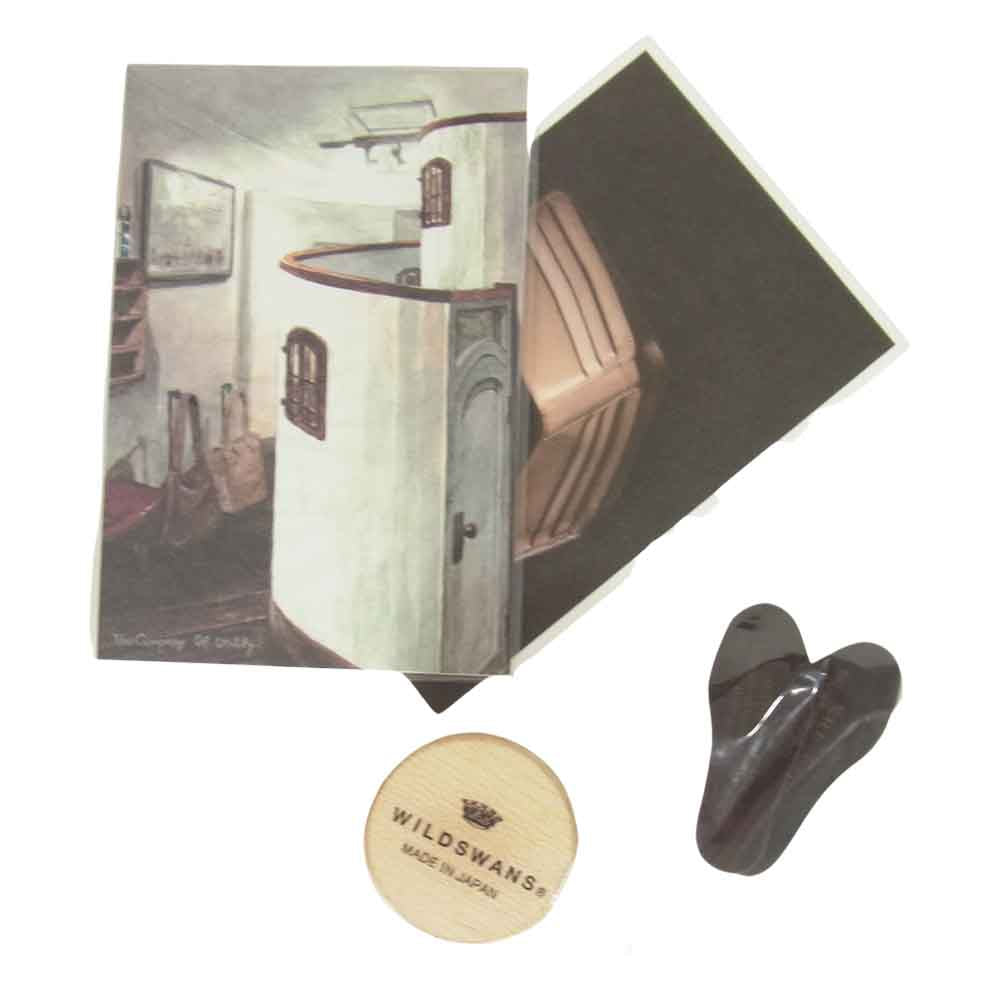 WILDSWANS ワイルドスワンズ KF-003 サドルプルアップ レザー コイン ケース ダークブラウン系【中古】