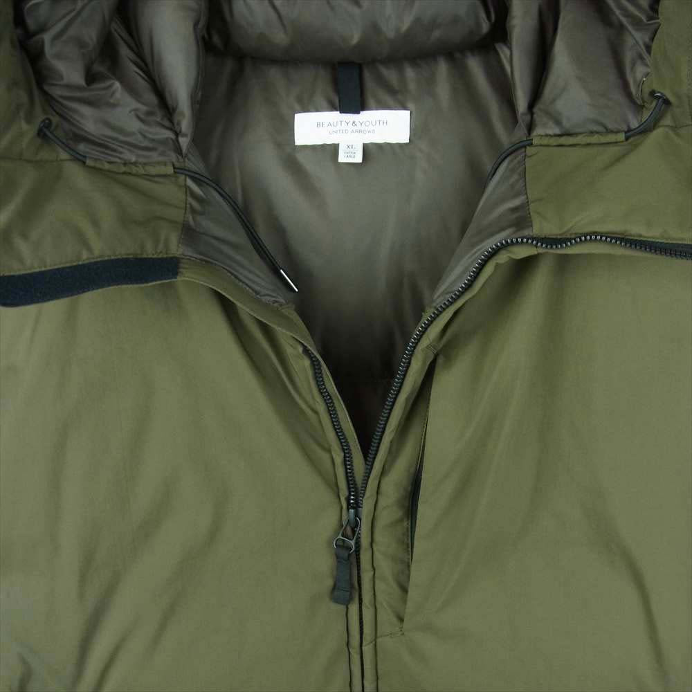 UNITED ARROWS ユナイテッドアローズ BEAUTY＆YOUTH ALLIED FEATHER＆DOWN 700FP ダウン ジャケット カーキ系 XL【中古】