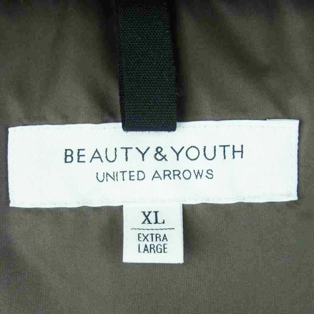 UNITED ARROWS ユナイテッドアローズ BEAUTY＆YOUTH ALLIED FEATHER＆DOWN 700FP ダウン ジャケット カーキ系 XL【中古】