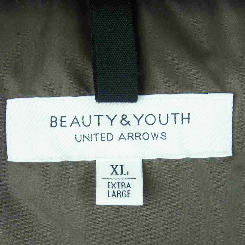 UNITED ARROWS ユナイテッドアローズ BEAUTY＆YOUTH ALLIED FEATHER＆DOWN 700FP ダウン ジャケット カーキ系 XL【中古】