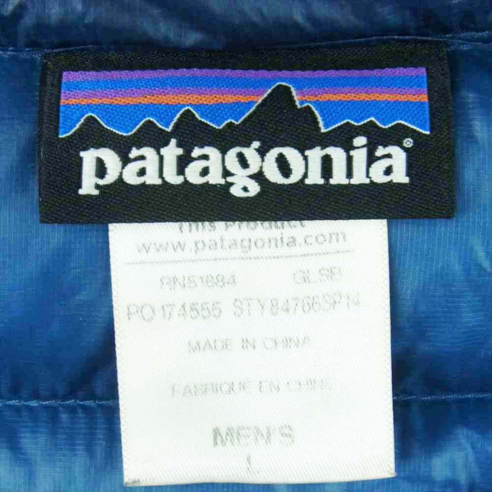 patagonia パタゴニア 84766 ウルトラ ライト ダウン フーディ― ジャケット ナイロン ブルー系 L【中古】