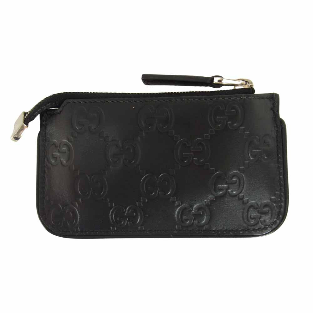GUCCI グッチ 233183 520981 シマ コイン ケース 財布 ブラック系【中古】