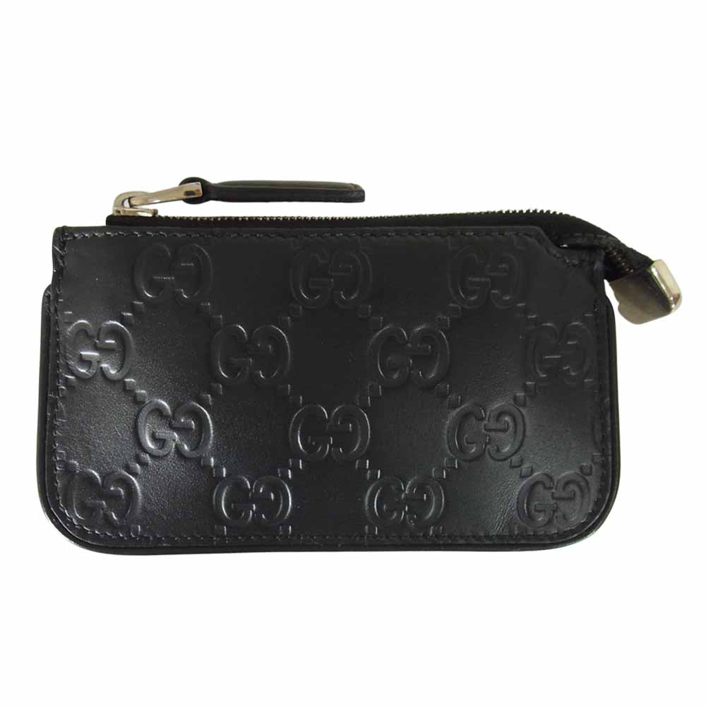 GUCCI グッチ 233183 520981 シマ コイン ケース 財布 ブラック系【中古】